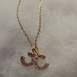 Elegant Gold Plated Pendant Necklace